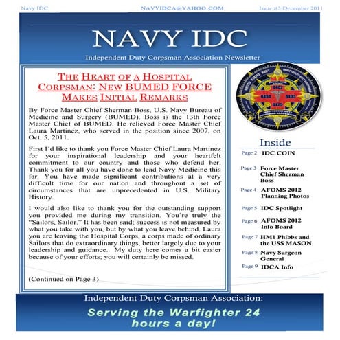 IDCA NEWSLETTER#3 DEC 2011 | PDF