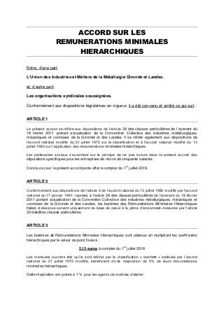 Idcc 1635 accord salaires rmh 2018