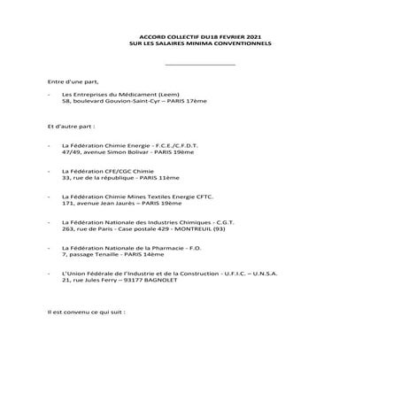 Idcc 176 accord collectif salaires