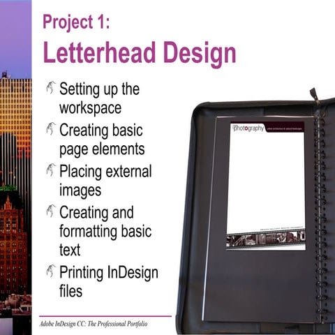 Project 1 Letterhead Design-InDesign | PPT