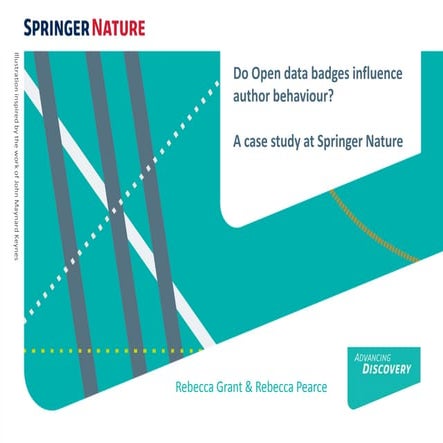 Do Open data badges influence author behaviour? A case study at Springer Nature