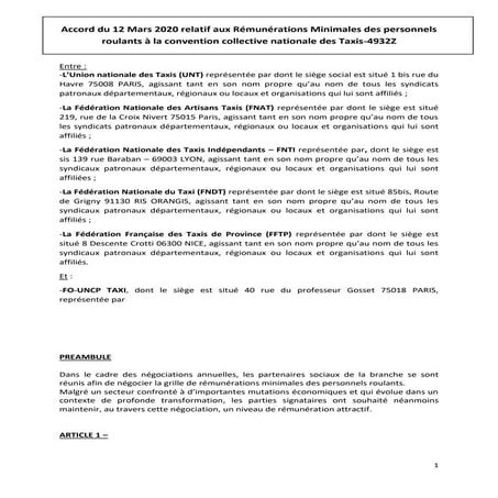 Idcc 2219 accord salaires personnels roulants