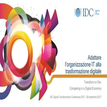 Adattare l'organizzazione IT alla trasformazione digitale