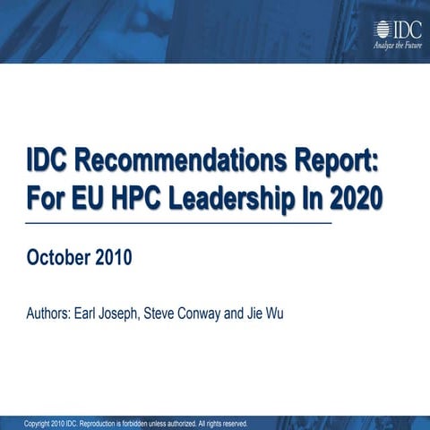Idc Eu Study Slides 10.9.2010