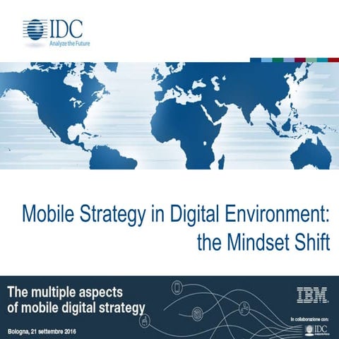 Mobile Strategy in Digital Environment: the Mindset Shift