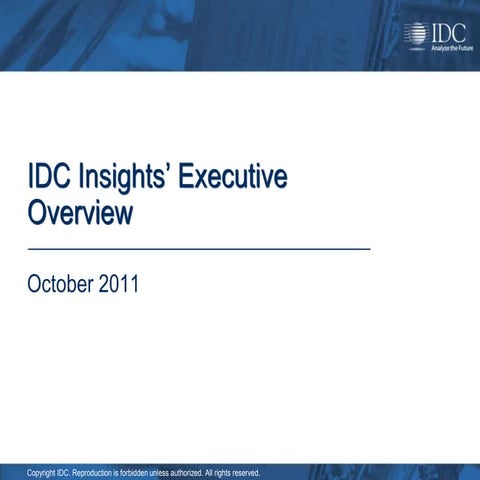 Idc Insights Overview   2012