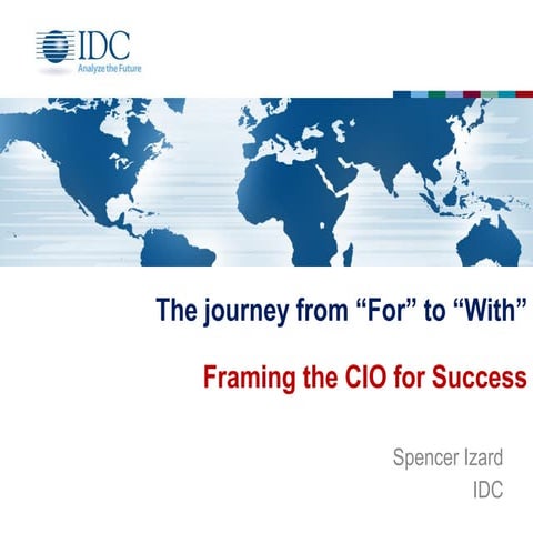 IDC_Spencer Izard_Why working side-by-side with, and not for, the business is...