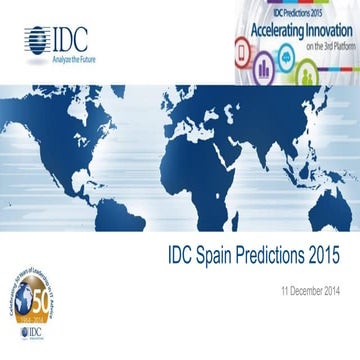 IDC Spain Pedictions 2015
