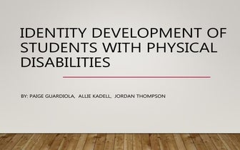 Disability Studies 101: Changing Perceptions | PPT