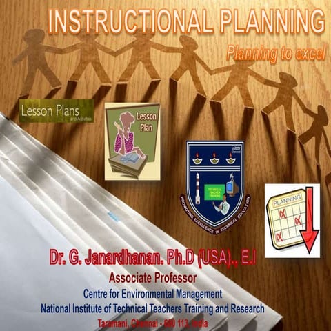 Instructional planning - Janardhanan G