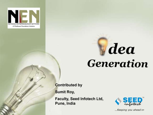 Idea generation