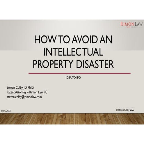 How to Protect Your Intellectual Property | PDF
