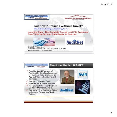 Importing Data - The Complete Course in All File Types and Data Tricks to Get...