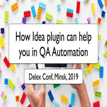 How IntelliJ IDEA plugin can help you in QA Automation