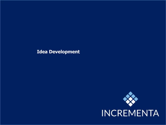 Idea development