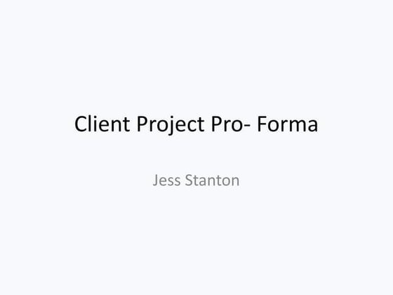 Final Products | PPT