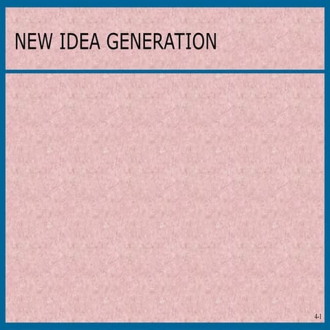 ideas generation in entrepreneurship.ppt