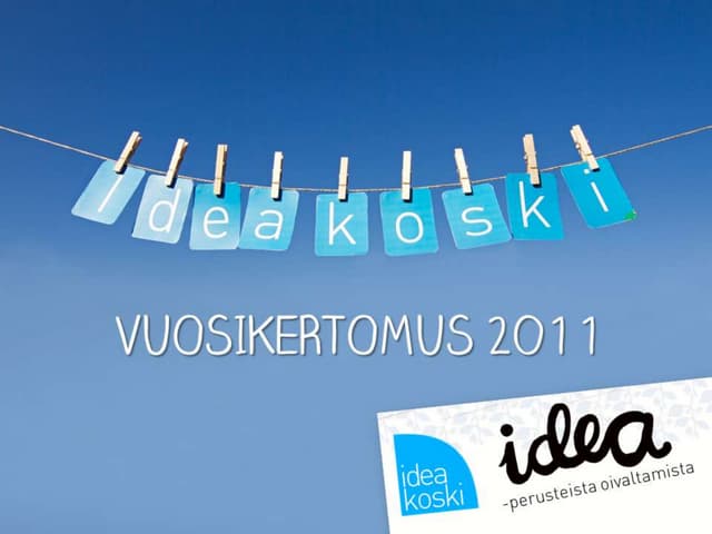 Ideakosken vuosi 2011