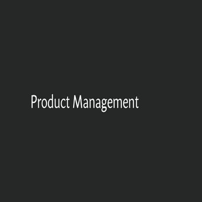 Product Management Class for Digital Startups