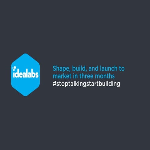 idealabs: contributing to the Belgian entrepreneurial community