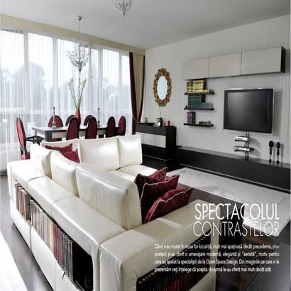 IDEAL DECOR - "Spectacolul Contrastelor" OPEN SPACE DESIGN