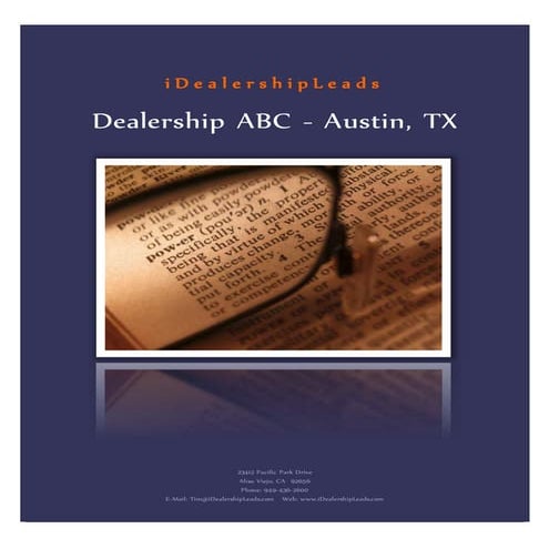 Dealership in Austin, TX.