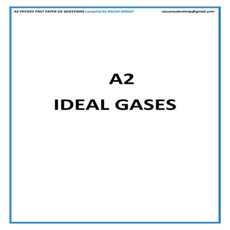 Ideal gases