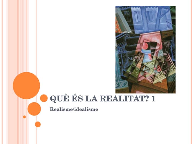 Idealisme i realisme