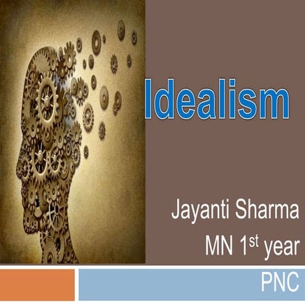 Idealism ppt