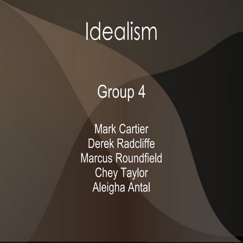 Idealism presentation