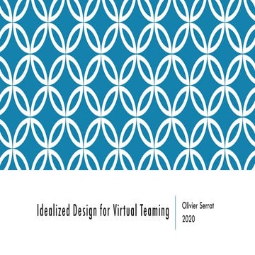 Idealized Design for Virtual Teaming