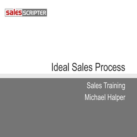 Building Your Ideal Sales Process