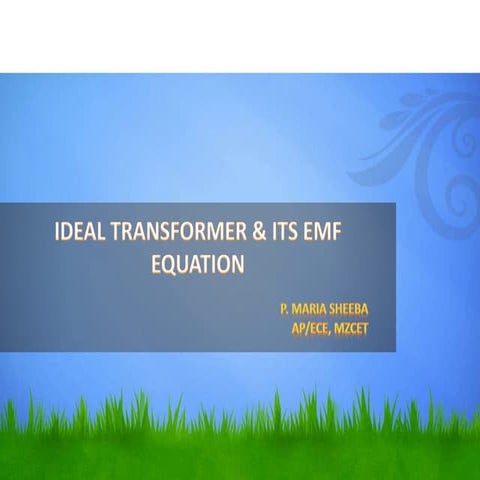 Ideal transformer