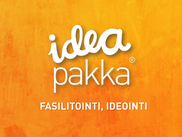 Ideapakka: fasilitointi, ideointi