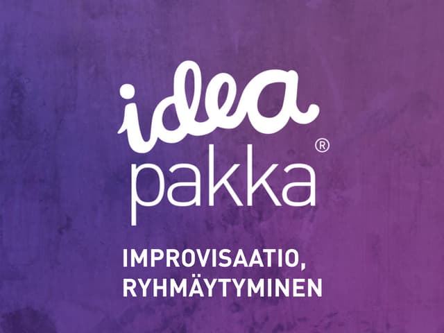 Ideapakka: Ryhmäytyminen, improvisaatio