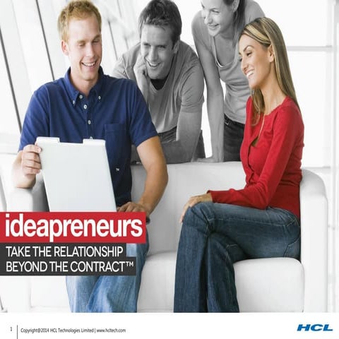 ideapreneurs take the Relationship Beyond the Contract