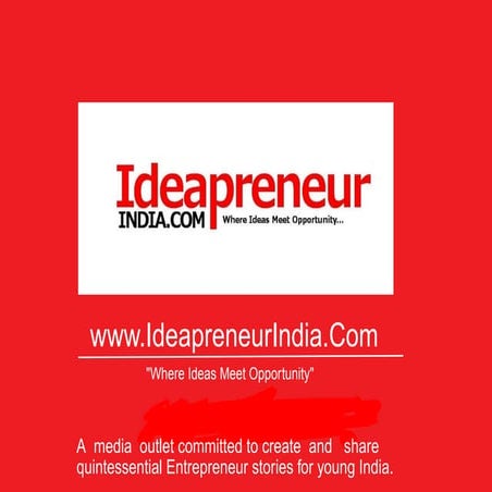 IdeaprenuerIndia- Platform For Entrepreneur