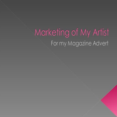 Ideas - Magzine Advert