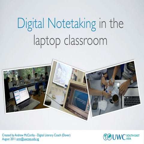 Ideas and Evaluation of Digital Notetaking