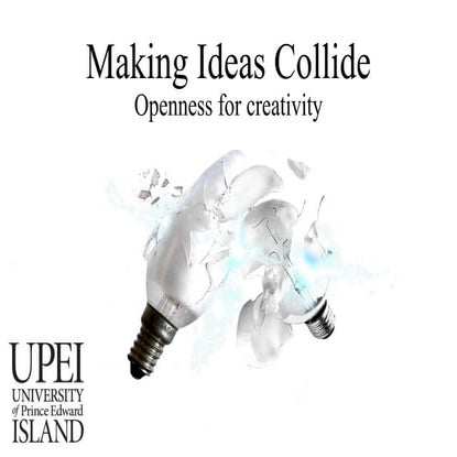Ideas collide: Openness for creativity, innovation and sustainability