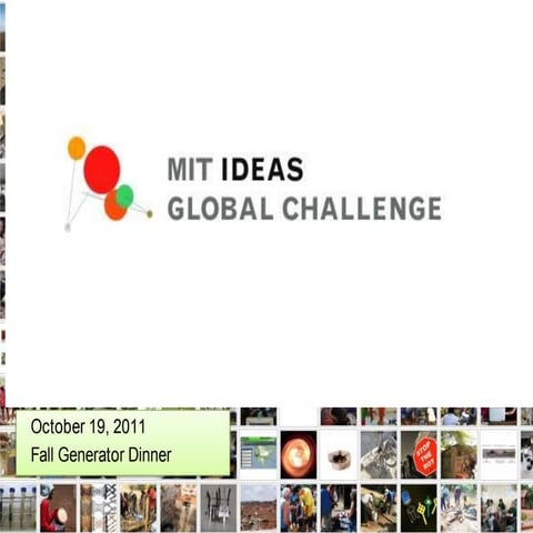 IDEAS Global Challenge Fall Generator Dinner