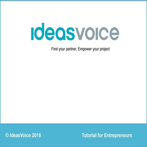 IdeasVoice Tour for Entrepreneurs - 2015
