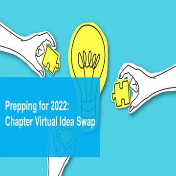 Prepping for 2022: Chapter Virtual Idea Swap