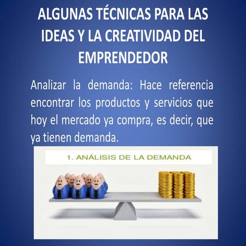Ideas y creatividad