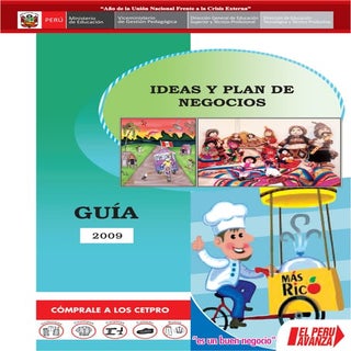 Ideas y plan de negocios guia 2009 med