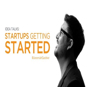 Startups Getting Started