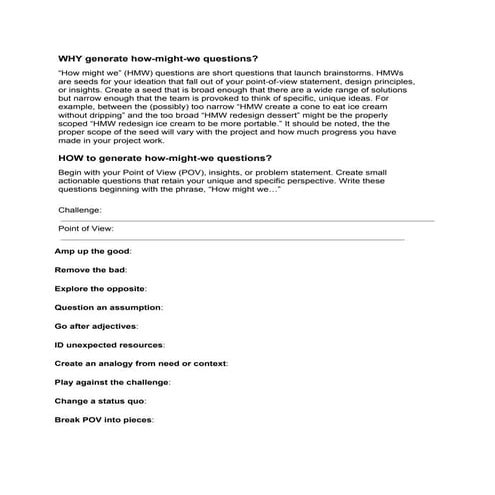 Ideate brainstorming guidelines