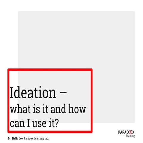 What Is Ideation and How Can I Use It?