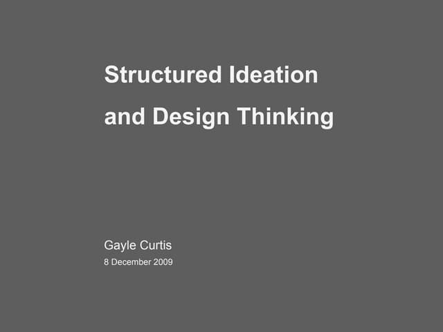 Taming Complexity and Sparking Innovation Through Ideation and Design Thinking