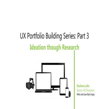 Ideation through research